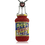 Swagu Custom Bottle Rhodium Pendant