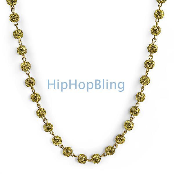 Ice Beads Lemonade Bling Bling Chain