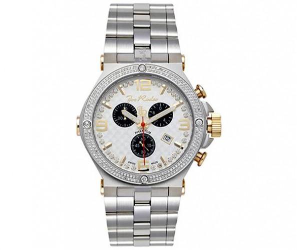 Joe Rodeo Watch Phantom Golden Buttons 2.25ct Diamonds