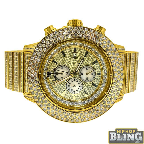 13.00 Carat Diamond IceTime Crown II Gold Watch