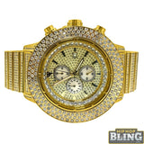 13.00 Carat Diamond IceTime Crown II Gold Watch