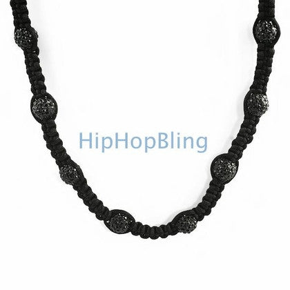 3mm Foxtail Franco Rhodium Hip Hop Chain