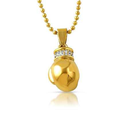 Rose Gold Cuban Crown Micro Jesus Pendant