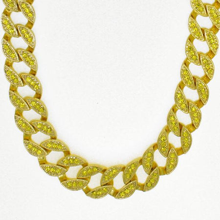 Lemonade Lab Made 4MM CZ Iced Out Tennis Chain