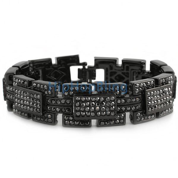 Crazy Ballers Black Bling Bling Bracelet