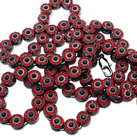 .925 Silver Black CZ 3MM Bling Bling Tennis Chain