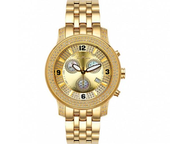 Joe Rodeo Diamond Watch Gold Micron 1.50ct 2000 Series