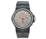 Black Phantom Joe Rodeo Watch 8.75ct Diamond Dial & Bezel