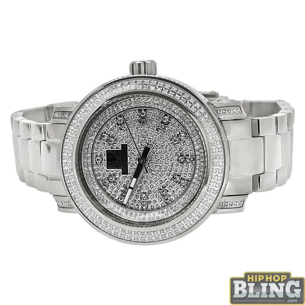 .75 Carat Diamond Queen IceTime Womens Watch Steel