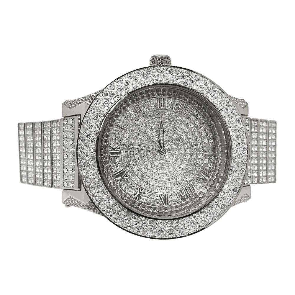 Bling Bling CEO Rhodium Hip Hop Watch