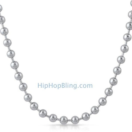 8MM CZ Stainless Steel Bling Bling 1 Row Tennis Chain