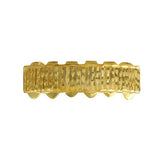 Gold Grillz Bar Diamond Cut Bottom