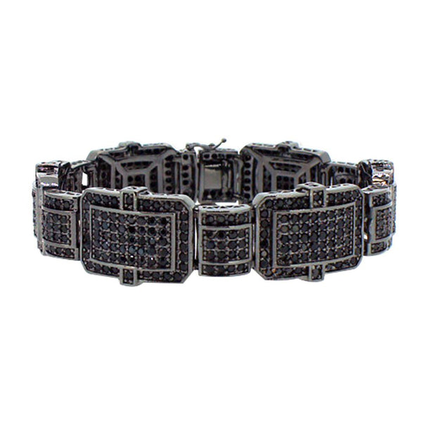Black Baller CZ Micro Pave Bling Bling Bracelet