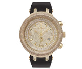 6.50ct Diamond Domed Bezel Golden Joe Rodeo Master Watch