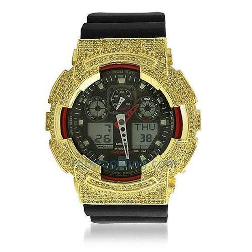 Lemonade CZ Custom Casio G Shock Watch GA100