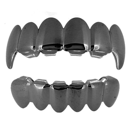 Bling Bling CZ Single Tooth Grillz Bottom Silver