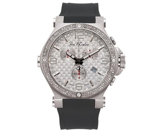 Bling Joe Rodeo Phantom Watch 2.25ct Diamond Rubber Strap
