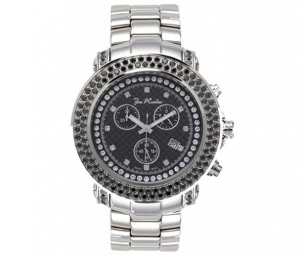 4.75ct Black Diamond 316L Steel Joe Rodeo Watch