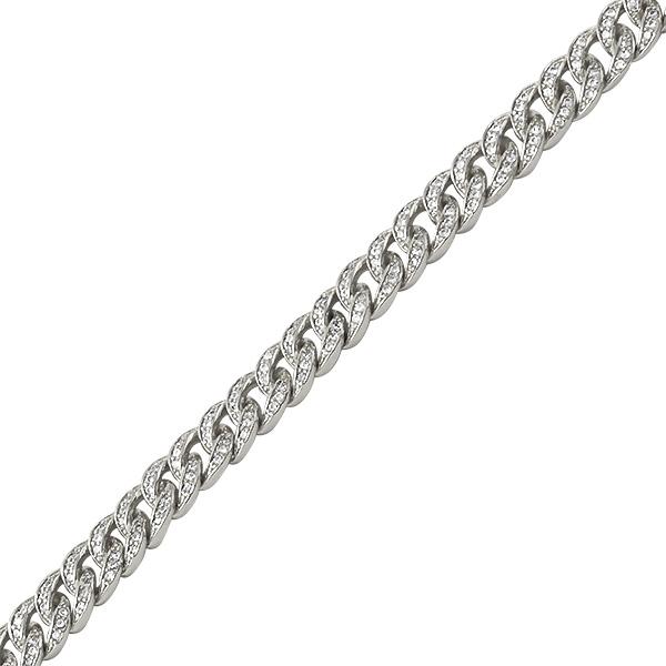 6MM Miami Cuban Rhodium CZ Iced Chain