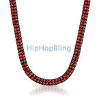 .925 Silver Black CZ 3MM Bling Bling Tennis Chain