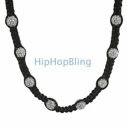 All Red on Black Bling Bling 2 Row Chain