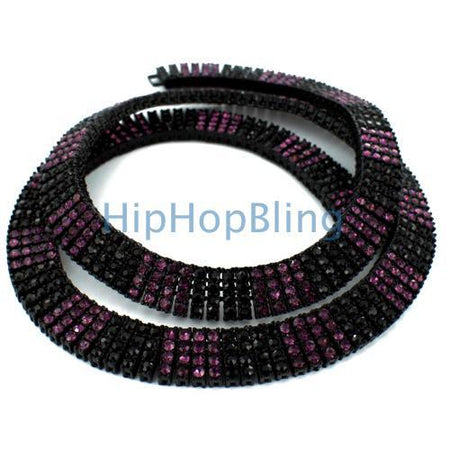 .925 Silver Black CZ 3MM Bling Bling Tennis Chain