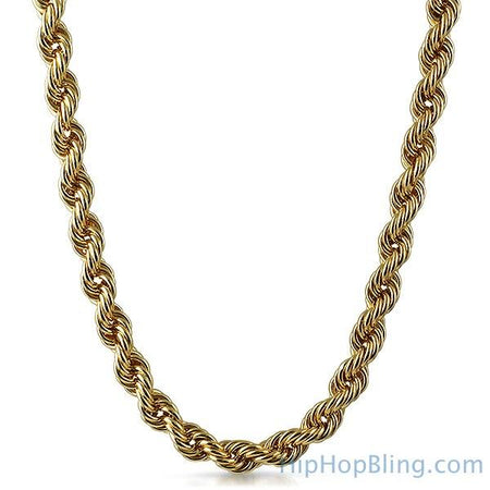 10K Yellow Gold Diamond Cut 3MM French Rope Chain
