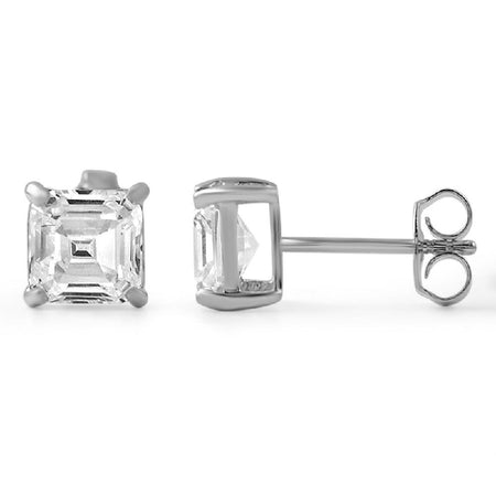 Lemonade 3D Kite Bling Bling CZ Ice Earrings