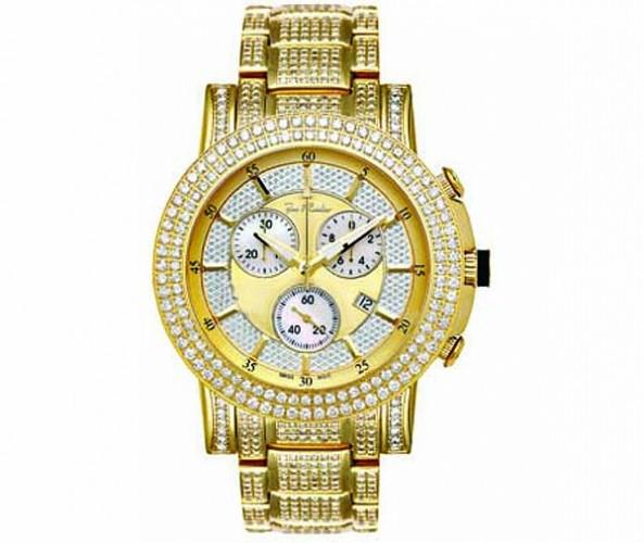 14.50ct Diamond Joe Rodeo Watch Golden Trooper