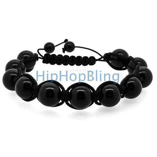 Disco Ball Bracelet All Polished Black