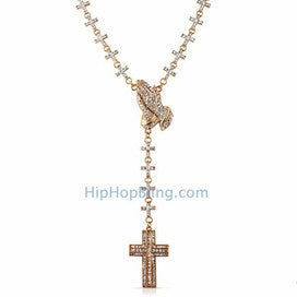 Represent Like Future At The BET Awards With Iced Rosary Necklaces From Bling Blowout