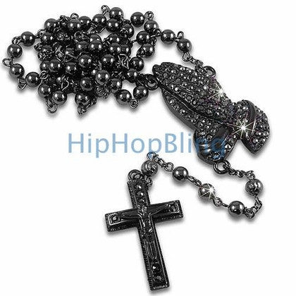 Roll Like The Weeknd With Bling Rosary Necklaces From Bling Blowout