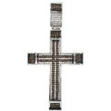 Unique Brown & White CZ Iced Out Pendant HipHopBling