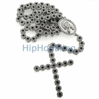 Hematite Black Bling Bling Cluster Chain