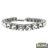 Bling Bling Bracelet 8MM Rhodium