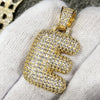 Bubble Initial Letters - .925 Sterling Silver - 18K Gold