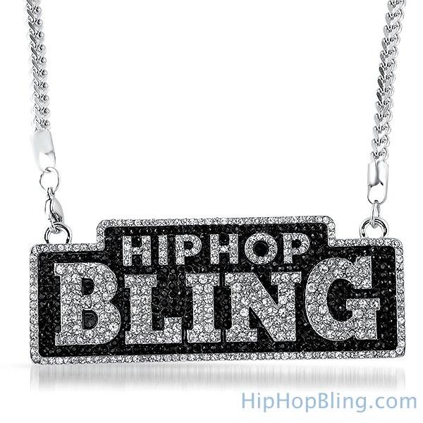 Hip Hop Bling Logo Pendant & Chain