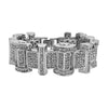 Ice Bar Rhodium Bling Bling Bracelet