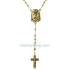 Lemonade Jesus Piece Rosary Bling Bling Necklace