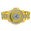 Bling Bling Gold Greek Hour Hip Hop Watch