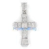 Chunky Ice Cross CZ Micropave Hip Hop Pendant