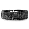 Black Bling Bling Bracelet Blocks of Ice