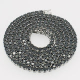 Black CZ Lab Made Bling Bling Chain 316L