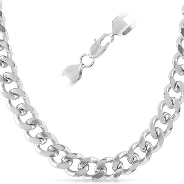 Cuban Stainless Steel Chain Necklace 12MM