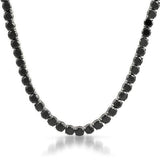 Black 6MM CZ Stainless Steel Bling Tennis Chain