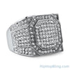 Stainless Steel Bling Bling Emperor Ring