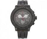 Black Diamond 5.85ct Pilot Joe Rodeo Watch Bling