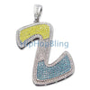 Z Tri Color Graffiti Bling Bling Initial