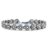 Rhodium Cluster Bling Bling Bracelet