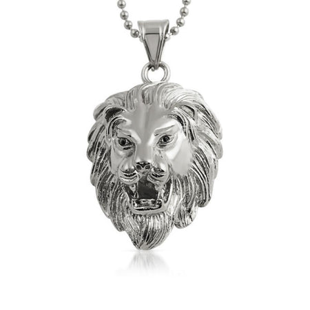 Double Iced Out Lab Ruby Gem Pendant